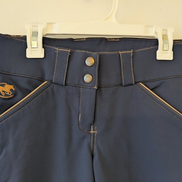 Piper Evolution Breeches - Navy/Tan - Knee Patch 24R - Picture 4 of 8